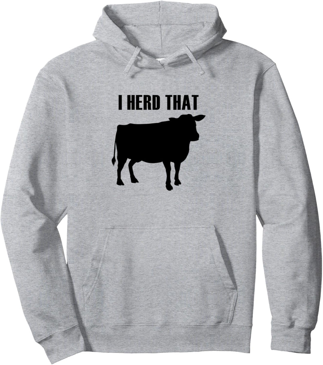 Herde, die Kuh Landwirt Bauernhof Tier Pullover Hoodie