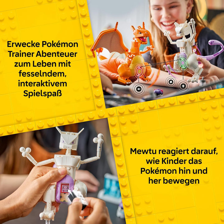 LEGO Pokémon SMART Play: Mewtwus Ausbruch aus dem Labor - kompatibles interaktives Set mit SMART Tag