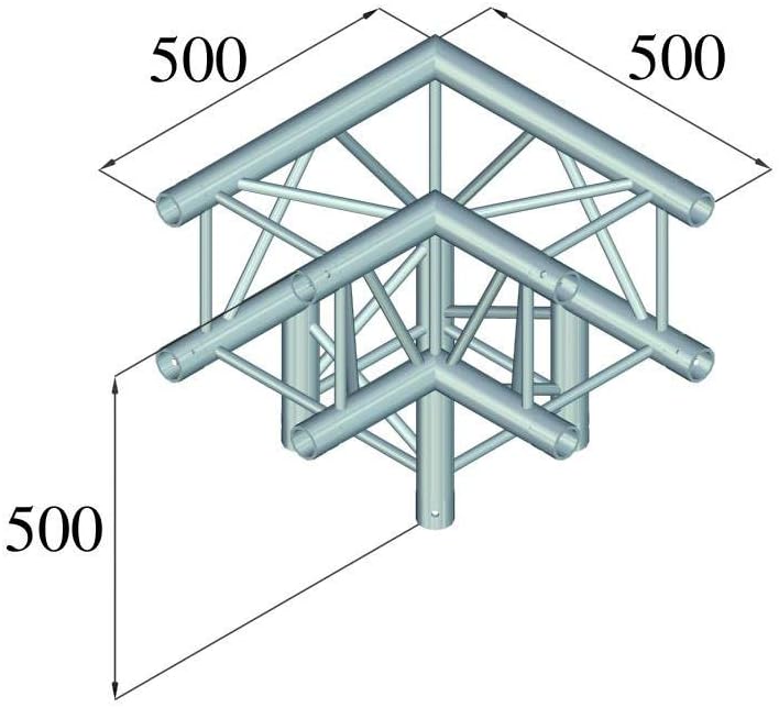 Alutruss 60306565 6082L-30 Quadlock Ecke (3-Wege)