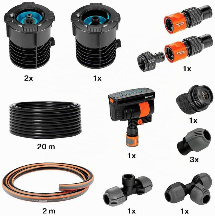 Gardena Set de inicio Pipeline Con Aspersor Oscilante