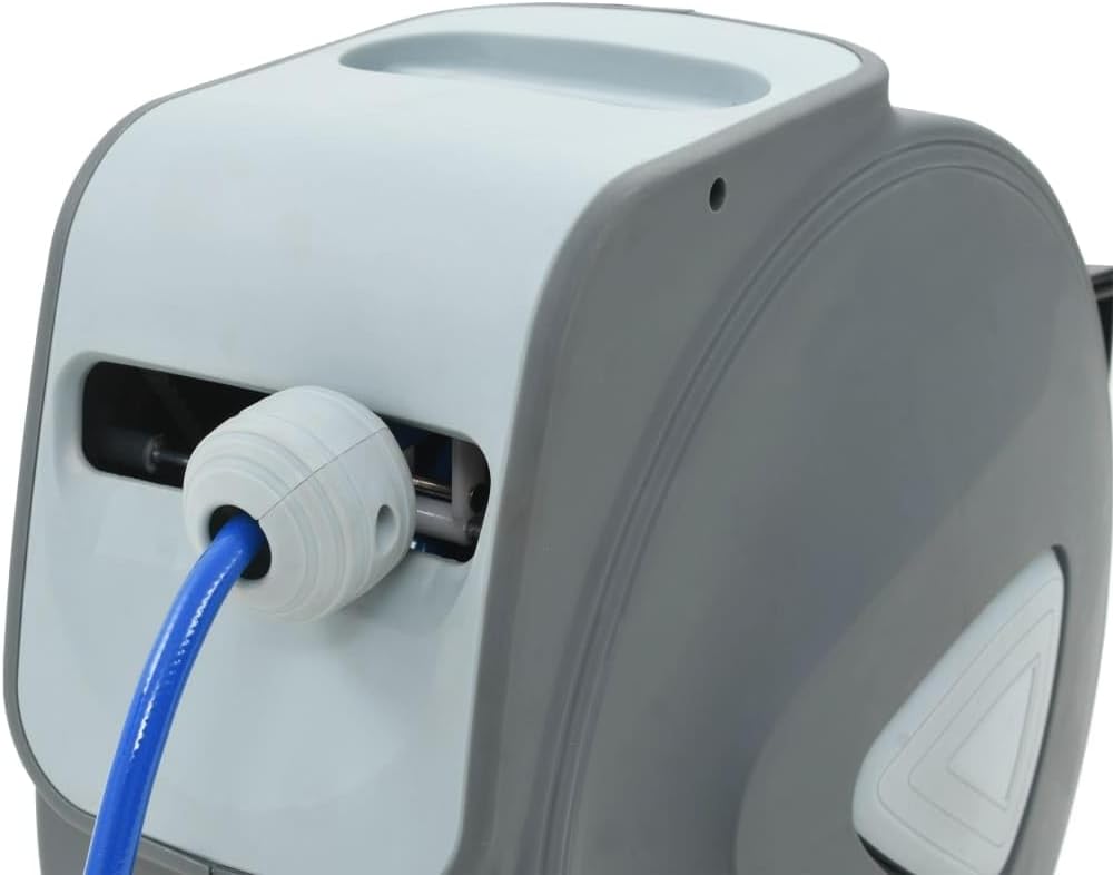 vidaXL Druckluftschlauch Aufroller Automatik Pneumatikschlauch Trommel Schlauchtrommel Schlauchaufro