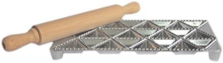 Vorrichtung aus Aluminium zur Herstellung von dreieckigen Ravioli 50 mm E162 Small, Small