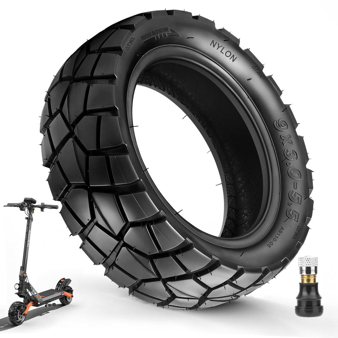 9x3.0-5.5 Reifen Tubeless Offroad für Kukirin G2 PRO Reifen 9.0x3.0-5.5, 9 Zoll All Terrain E Scoote