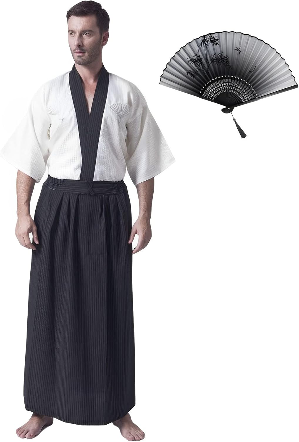 Kimono Männer Yukata Robe Traditionelle Samurai Uniform Cosplay Kostüm Japanischer Stil Kleidung Hao