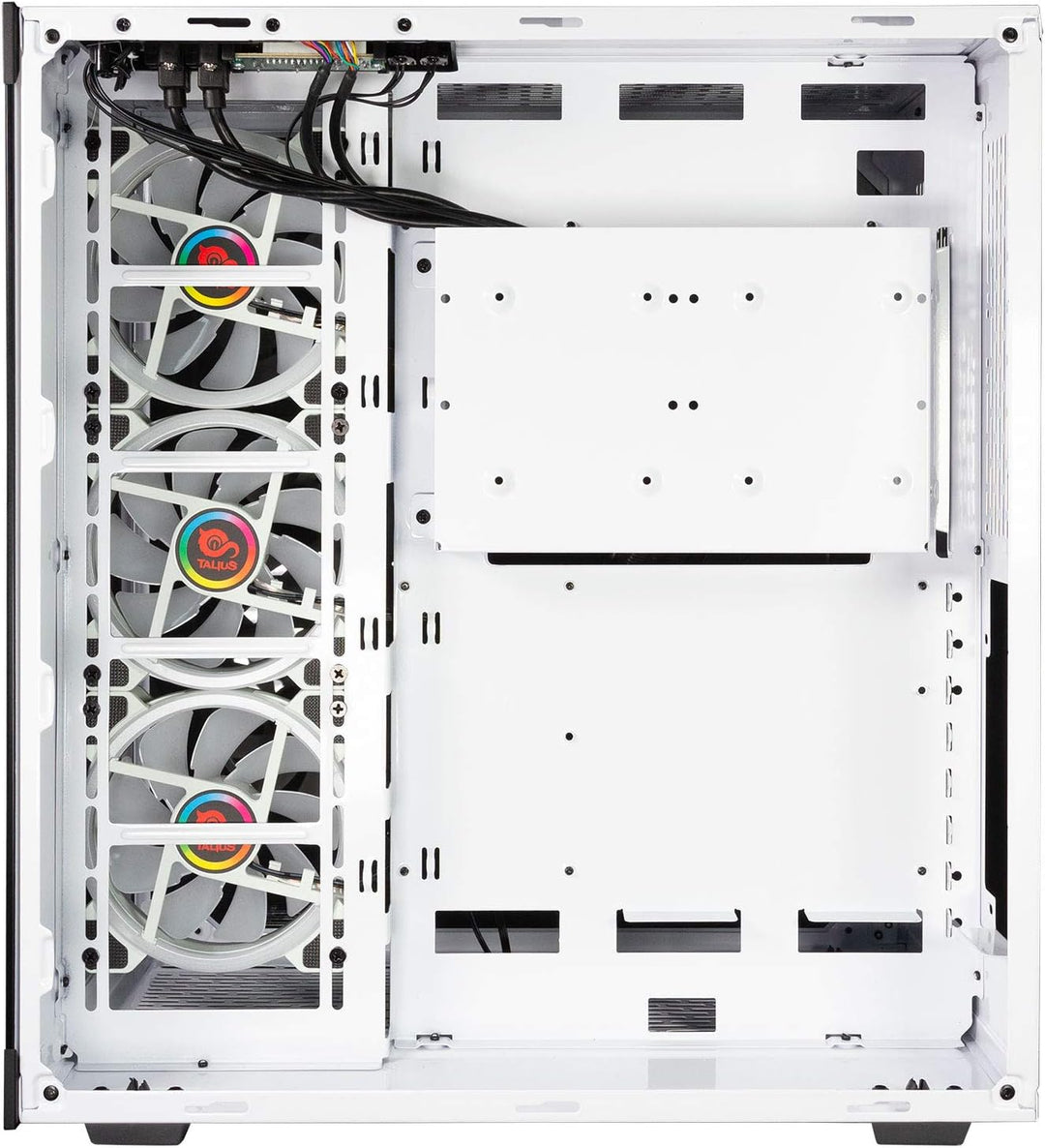 Talius Cronos Frost ATX-Gaming-Box, gehärtetes Glas, Lüfter Iris ARGB (in DREI Farben erhältlich) (W