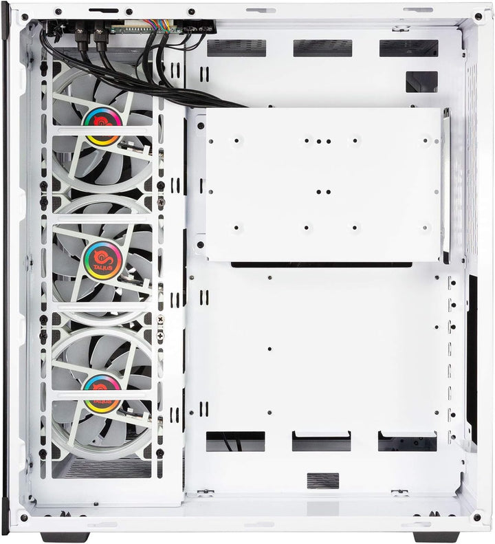 Talius Cronos Frost ATX-Gaming-Box, gehärtetes Glas, Lüfter Iris ARGB (in DREI Farben erhältlich) (W