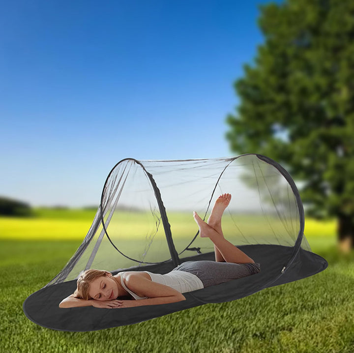 Schnell faltbares Moskitonetz, tragbares Campingzelt, Heimbett, ultraleichtes Pop-up-Moskitonetz, Ou