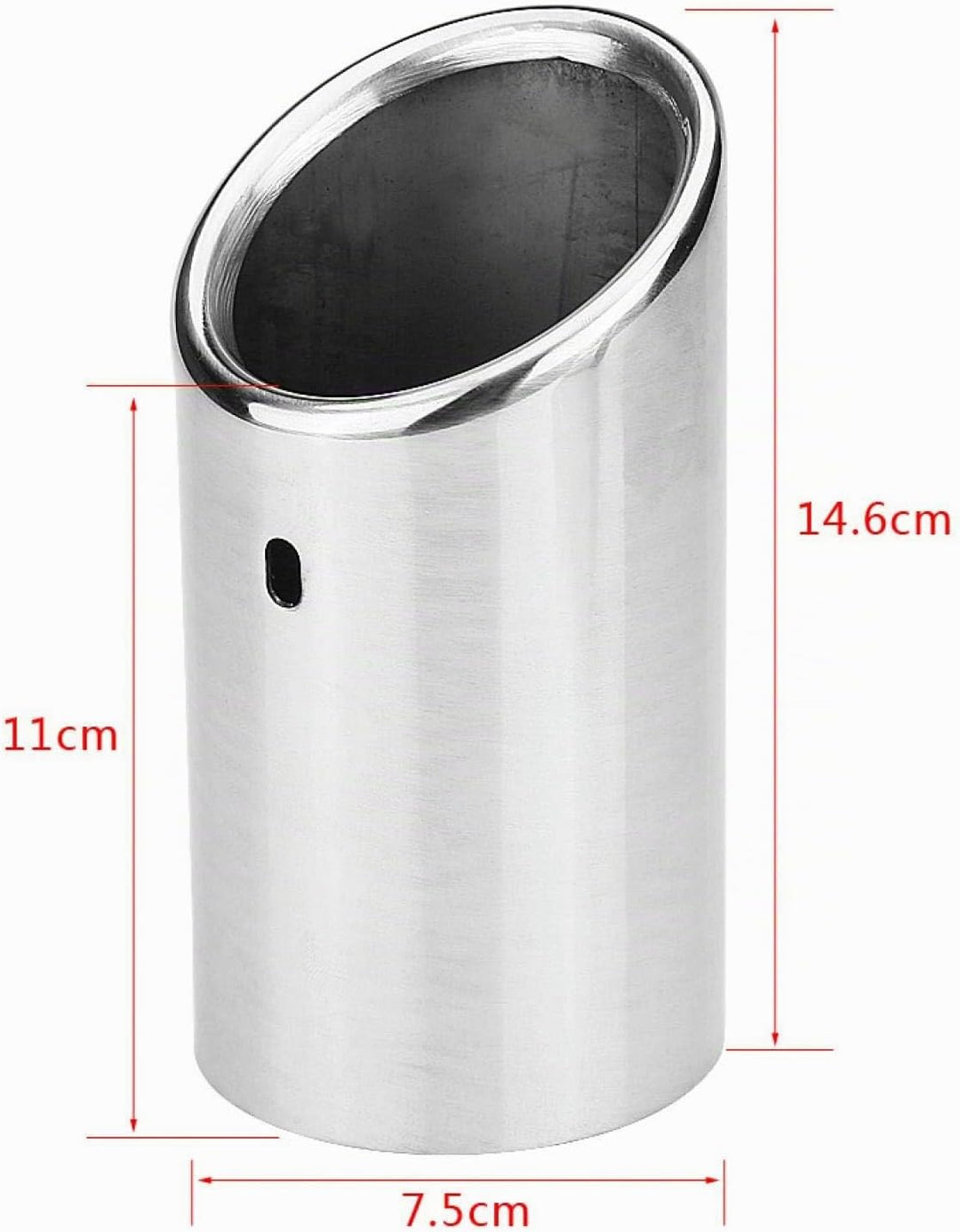 1 Paar 75mm Auspuffblende Auto Auspuff Schalldämpfer Schwanzspitze für A4 B8 2007-2014 auspuffblende