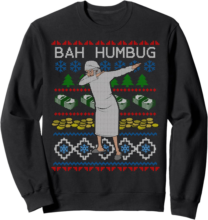 Onkel Scrooge Bah Humbug Shirt Kunst-lustiger Sweatshirt
