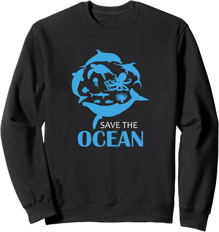 Meeresschildkröte Geschenk Rettet das Leben des Ozeans Sweatshirt