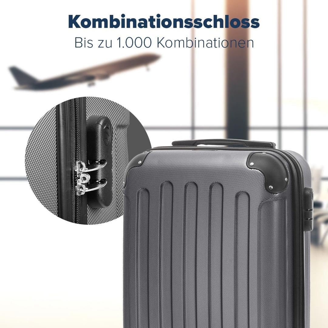 TRVLMORE Handgepäck Koffer 55x40x20cm - Koffer & Trolleys, Reisekoffer mit Rollen, Handgepäck Trolle