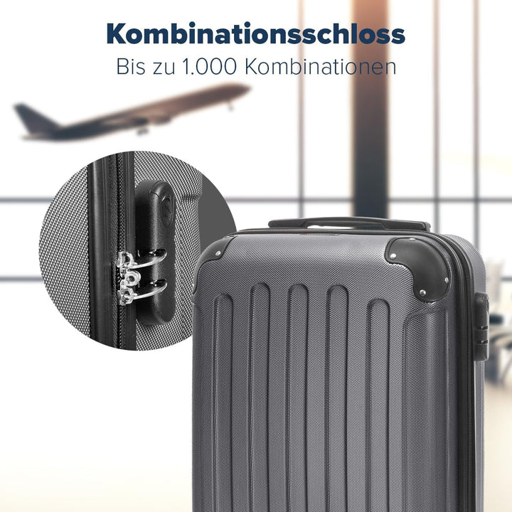 TRVLMORE Handgepäck Koffer 55x40x20cm - Koffer & Trolleys, Reisekoffer mit Rollen, Handgepäck Trolle