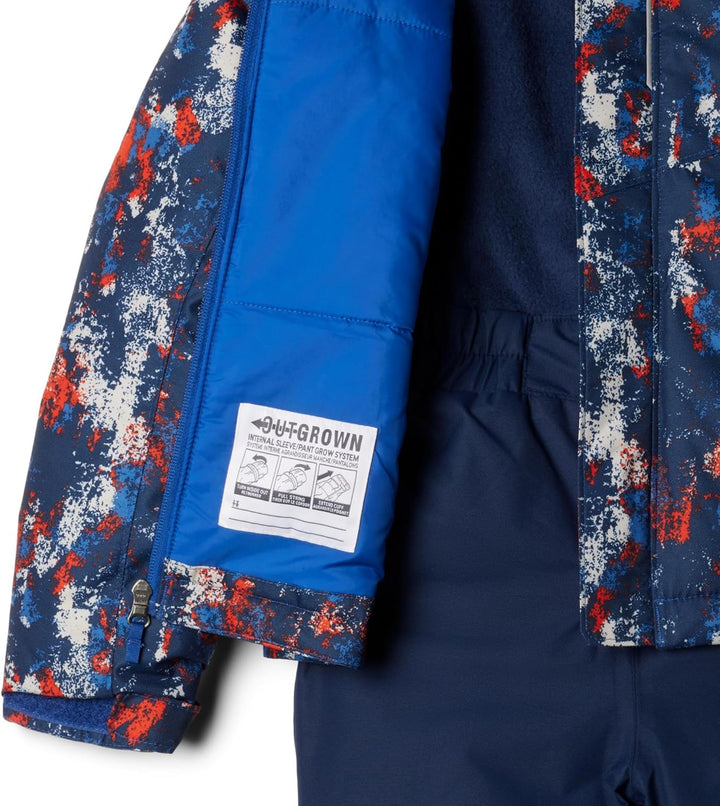 Columbia Unisex Kinder Buga 2 Set Schneeanzug Skijacke und Hose Set (1er Pack) XXS Mountain Blue Tim