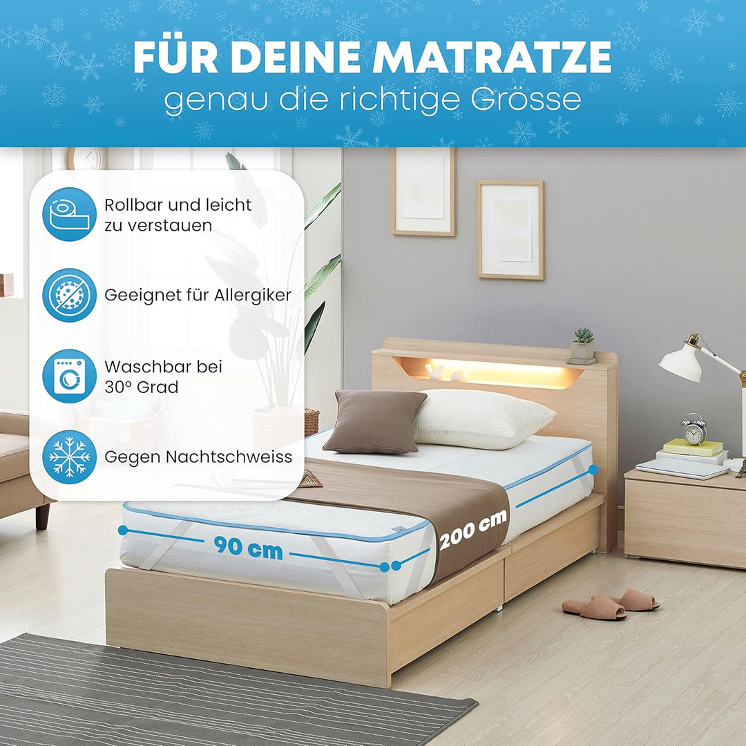 Mara Vital Premium Matratzenschoner Klimaregulierend – kühlende Wirkung – Optimaler Schlaf - Idealer