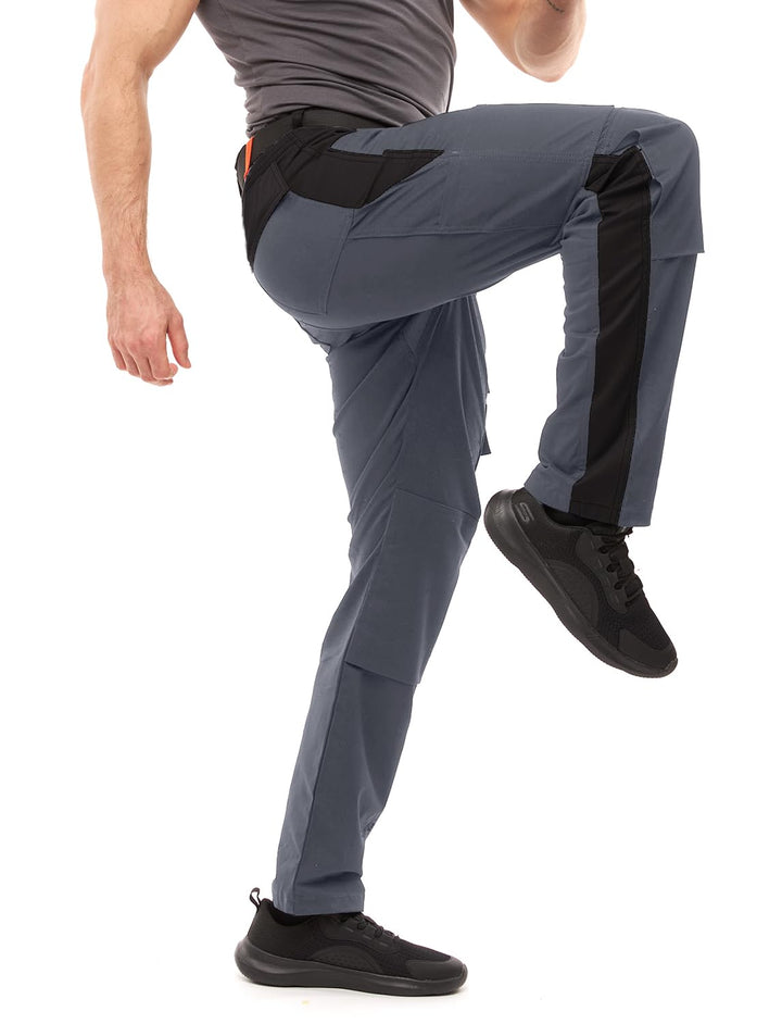 strongAnt Arbeitshose komplett Stretch Männer Berlin Pro Bundhose 42 Grau / Schwarz / 260 G/M², 42 G