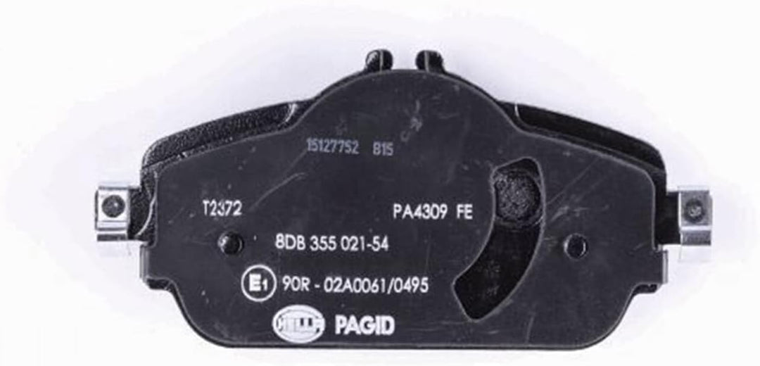 HELLA PAGID 8DB 355 021-541 Bremsbelagsatz - T2372 - Dicke/Stärke: 19.3mm - Bremssystem: TRW - für V