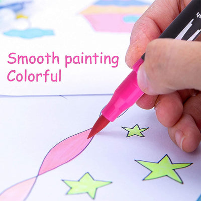 Laconile Marker & Filzstifte 120 Colours Pinselstifte,Dual Tip Brush Pen set Handlettering Stifte Fi