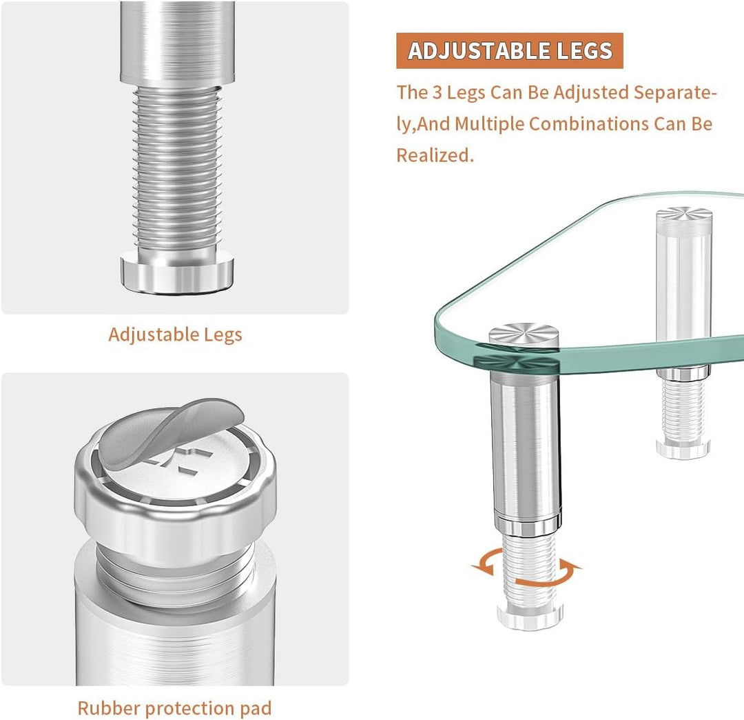 Hemudu Triangle Monitorständer, ergonomischer Laptopständer, Bildschirmerhöhung Bildschirmständer fü
