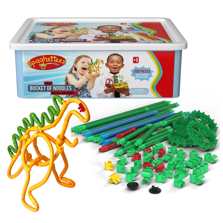 spaghetteez Anti-Stress-Spielzeug für Kinder ab 5 Jahren, pädagogisches Montessori-Bastelset für Jun