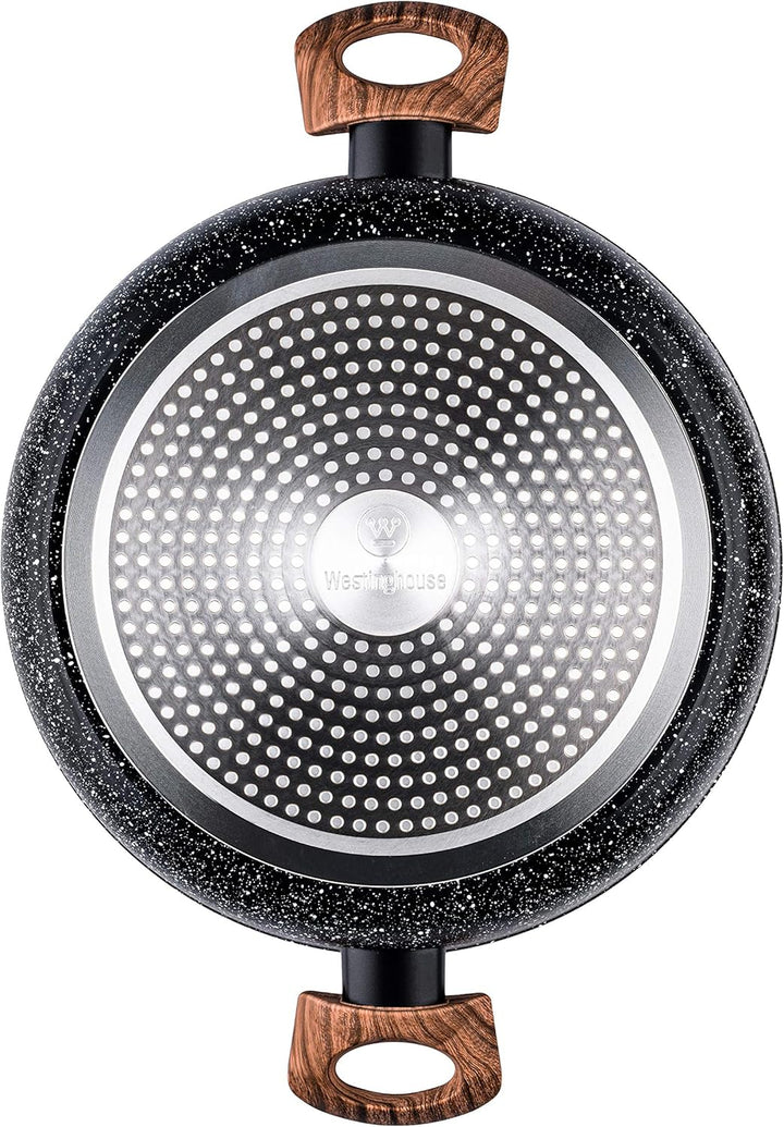 Westinghouse Schmorpfanne Induktion - 28cm Servierpfanne - Simmertopf mit Deckel - Sonderedition