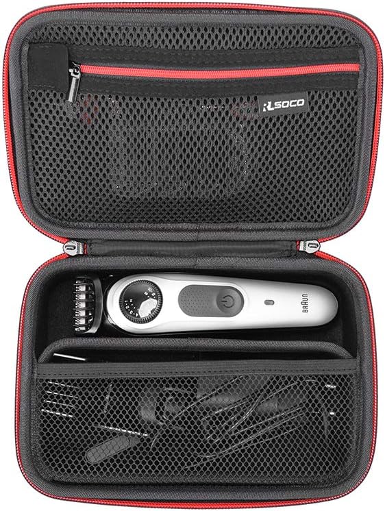 RLSOCO Tasche für Braun Barttrimmer Bartschneider BT5430/BT5565/BT9565/BT9520/BT9420/BT7520/BT3440 &