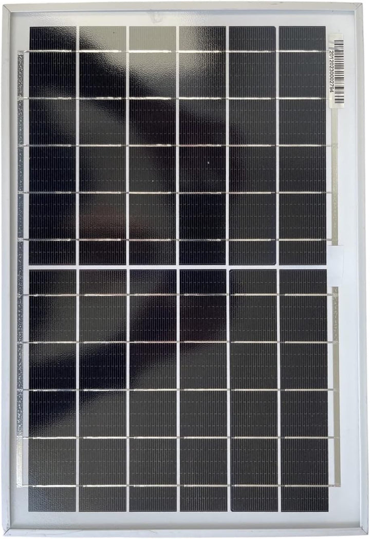 6 Volt Solarpanel - 10 Watt Monokristalline Solarzellen, zum Laden von Solarleuchten, Radios & mehr.