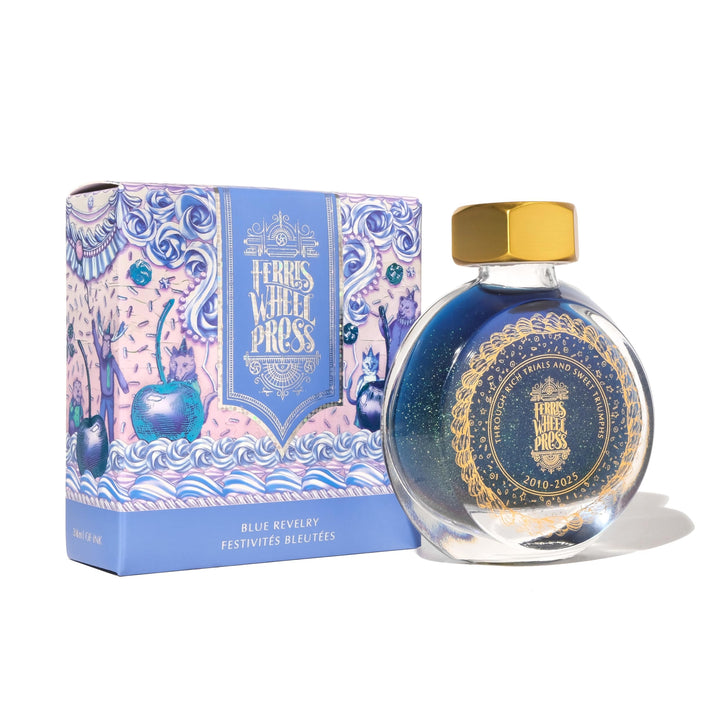 Ferris Wheel Press Ink, Everyday Ink Collection, Limited Edition 2025, Cobalt Blue with Duochrome Pi