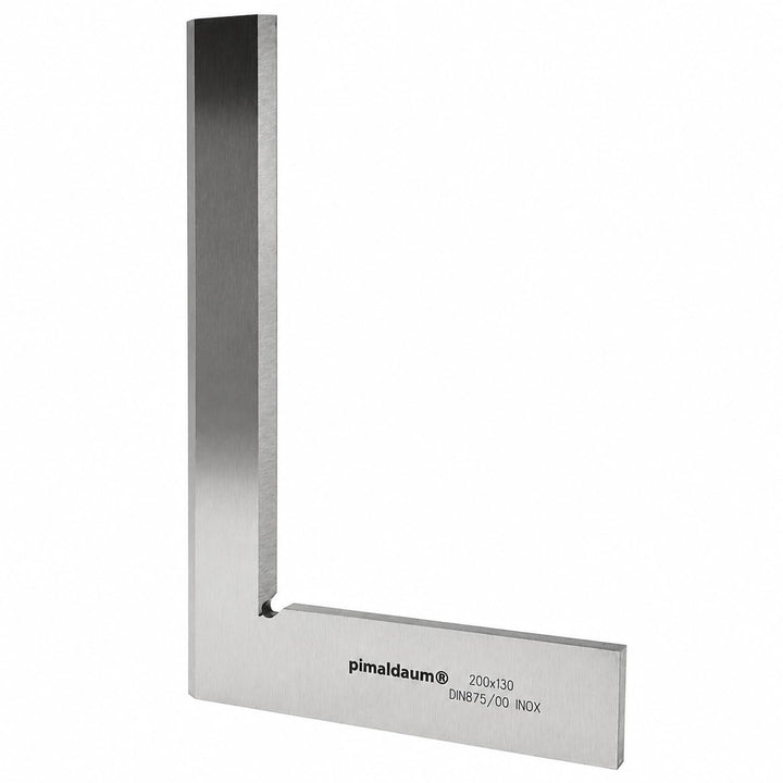 Anschlagwinkel Haarwinkel 90°-Flachwinkel mit 90°-Phase, INOX, für Prüf-, Richt- und Anreissarbeiten