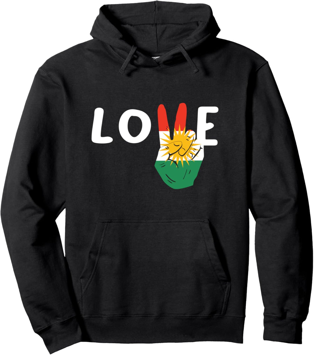 Kurdistan Kurdische Flagge Kurden I Love Kurdistan Pullover Hoodie