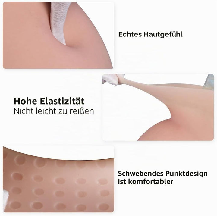 EQAIWUJIE Künstlicher Schwangerschaftsbauch aus Silikon, für Film und Fernseher, Requisiten für Cosp