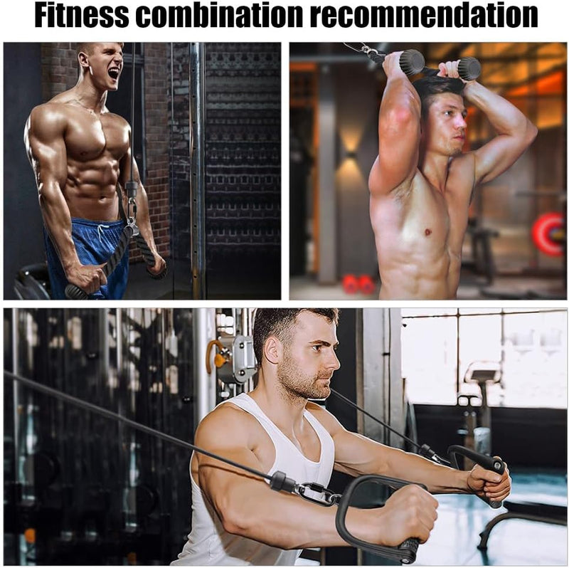 Kipika Trizeps Pull Down Aufsatz, Kabelmaschine Zubehör für Home Gym, Kabelmaschine Aufsätze Seilzug