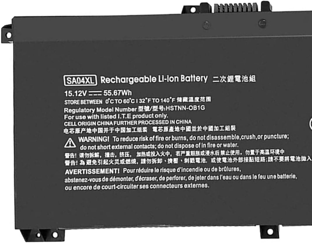 AKKEE 55.67Wh SA04XL L43267-005 Akku für HP Envy X360 15-DR 15-DS 15M-DR 15M-DS 15Z-DS 15T-DR 17-CG
