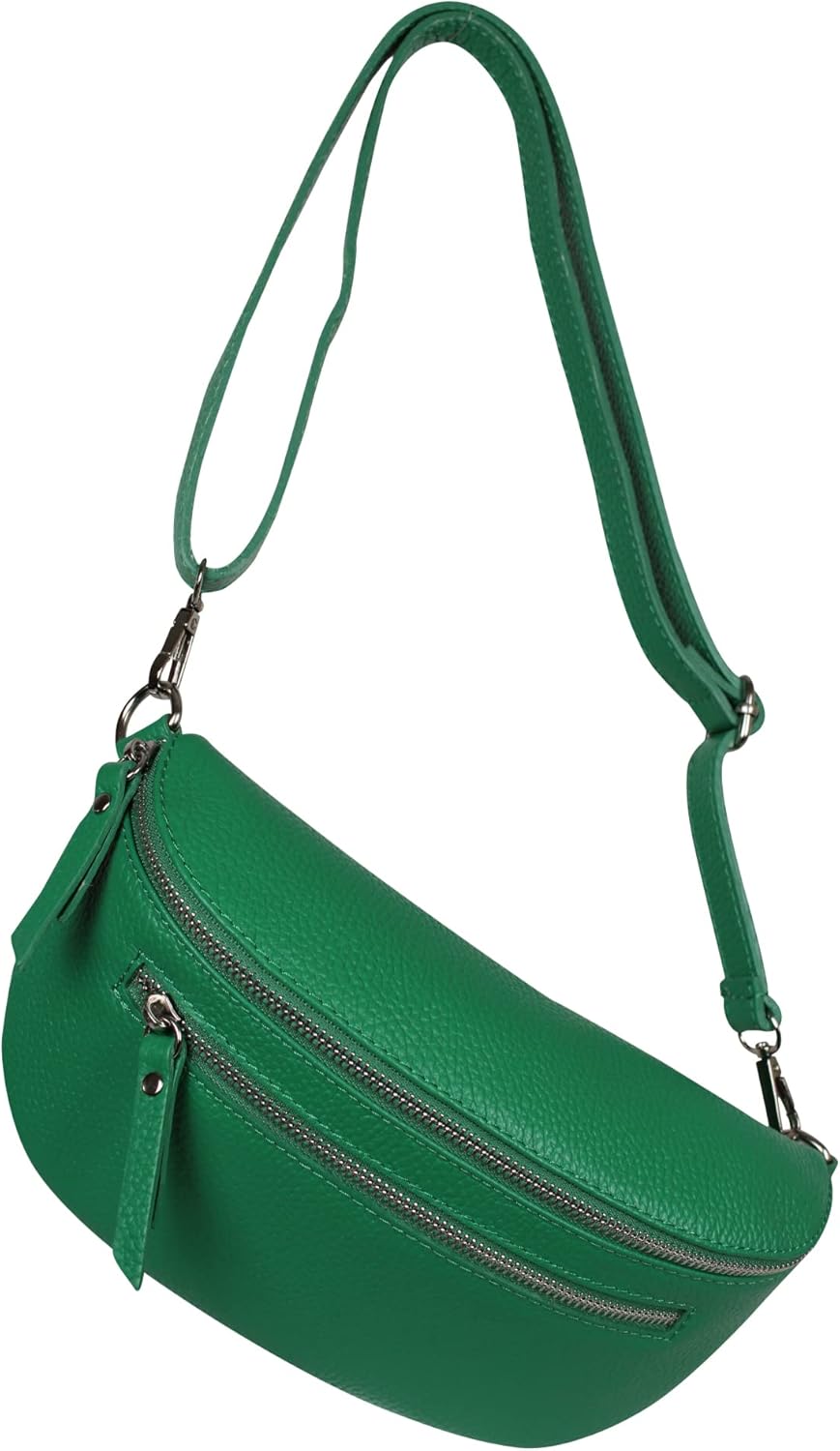 AmbraModa GLX2 - Damen Herren Unisex kleine Hüfttasche Gürteltasche Bauchtasche Umhängetasche aus Ec