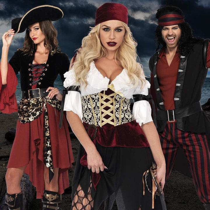 LEG AVENUE 85214 - Cruel Seas Captain Kostüm Set Grösse: S (EUR 36), Grösse: S (EUR 36)