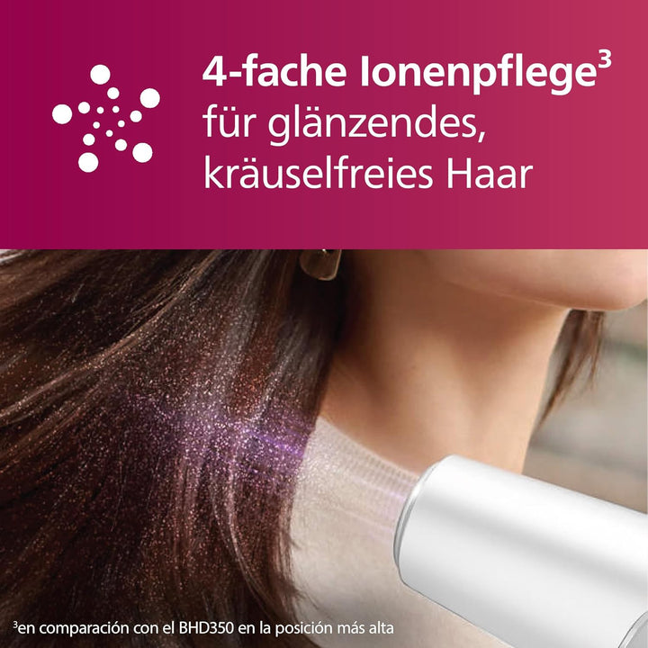 Philips 5000 Series Haartrockner – Haartrockner mit ThermoShield Technologie, Volumendiffusor und 14