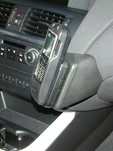 KUDA 092555 Halterung Kunstleder schwarz für BMW X3 (F25) ab 11/2010 / X4 2014 bis 2017, 092555
