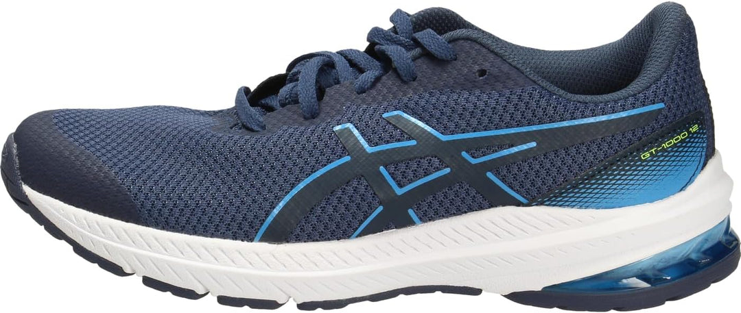 ASICS Jungen Gt-1000 12 Gs Sneaker 34.5 EU Thunder Blue French Blue, 34.5 EU Thunder Blue French Blu