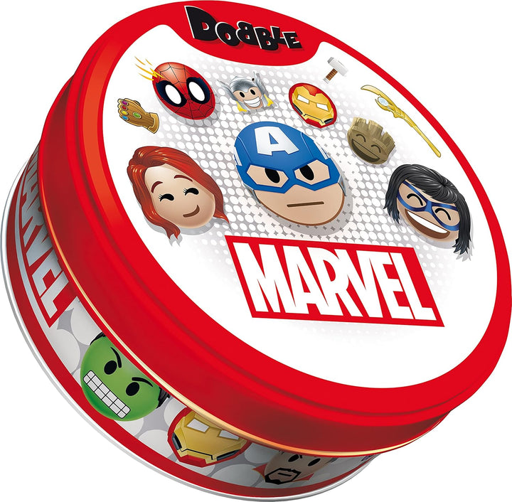 Dobble Breizh – Asmodee – Gesellschaftsspiel – Kartenspiel – Schnelligkeit und Beobachtung Marvel Em