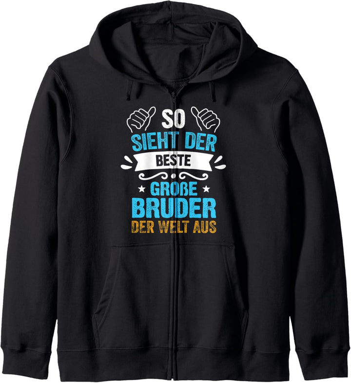So Sieht Der Beste Grosse Bruder Der Welt Aus Geschenk Kapuzenjacke