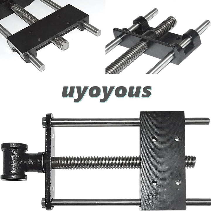 uyoyous Holzschraubstock 7"/180mm, Schraubstock Vorderzange Rostschutz, Hobelbank Arbeitstisch Spann
