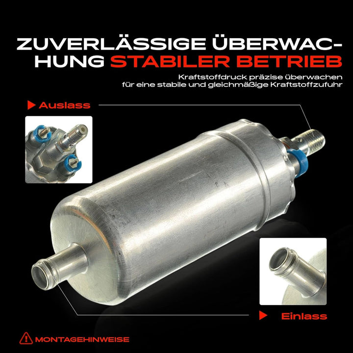 Frankberg Kraftstoffpumpe Benzinpumpe Kraftstoff-Fördereinheit Modul Satz ohne Drucksensor 5-Polig K