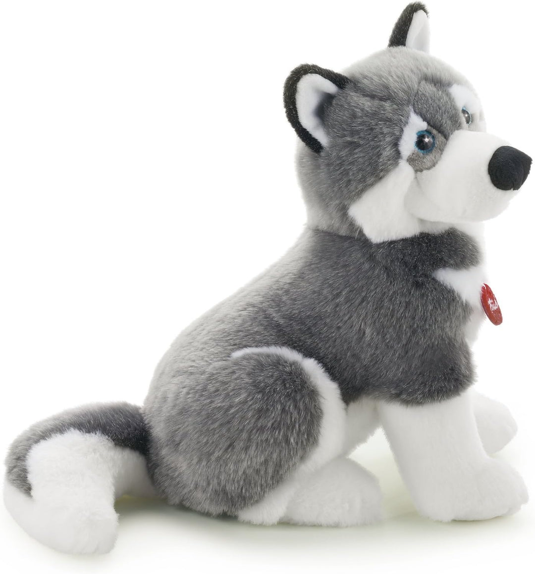 trudi 22273 Klassik Plüschhund Husky Marcus ca. 34 cm, Grösse L, hochwertiges Stofftier mit weichen