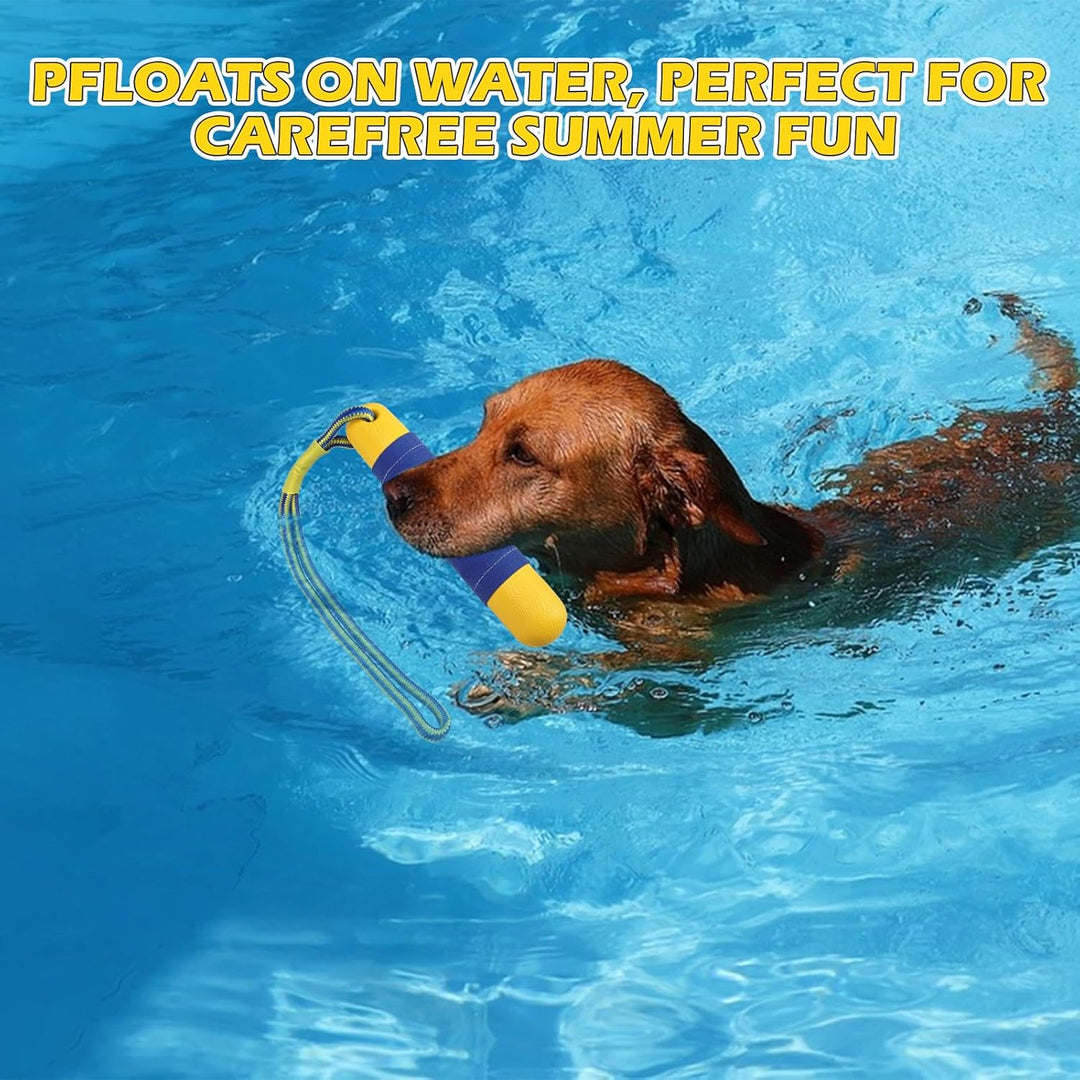 2 Stück Hundespielzeug Schwimmender Hundedummy Wasserspielzeug Hund für Wurf- und Apportierspiele an