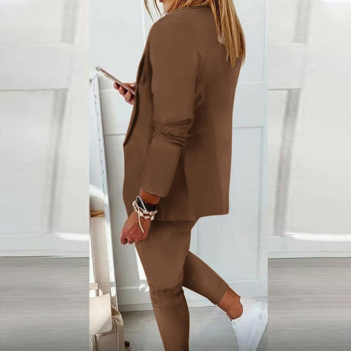 Damen Elegant Business Anzug Set Hosenanzug Damen Elegant Business Anzug Set Hosenanzug Blazer Hose