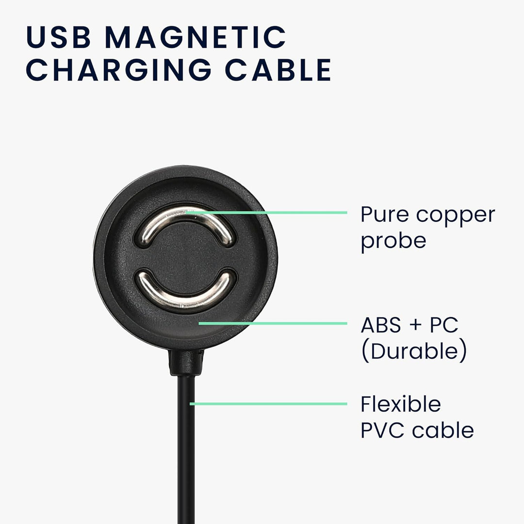 kwmobile USB Kabel Charger kompatibel mit Suunto Peak 9 Ladekabel - Smart Watch Ersatzkabel - Fitnes