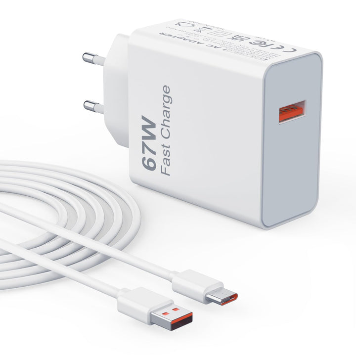 67W USB C Ladegerät, Schnellladegerät Netzteil Kompatibel für Xiaomi 15 14 13 12 14t 13t 12t 12s Pro
