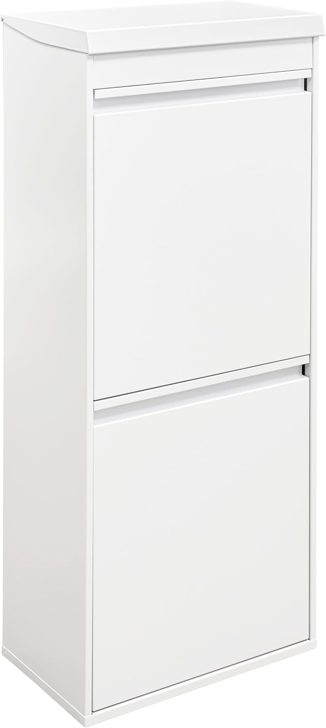 ARREGUI Top CR421-B2 Mülltrennsystem aus Stahl mit Aufbewahrungsbox mit Deckel | 2 Fächer Mülleimer