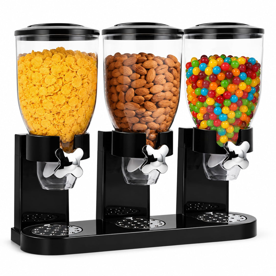 Cereal Dispenser Countertop 2L 3er Pack, Luftdichter Müslispender für die Organisation des Küchenvor