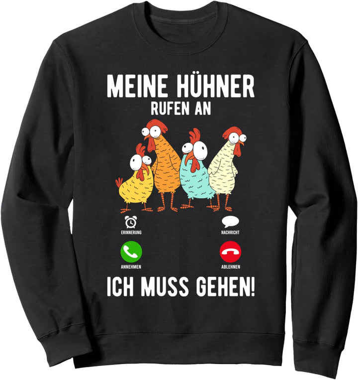 Hühner Geschenk Landwirt Bauer Hühnerstall Huhn Hühnerhalter Sweatshirt