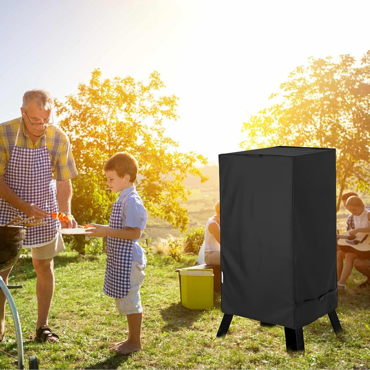 Grillabdeckung, Abdeckung für Grill, Wetterbeständige BBQ Grillabdeckung Grillzubehör, 210D Oxford-S